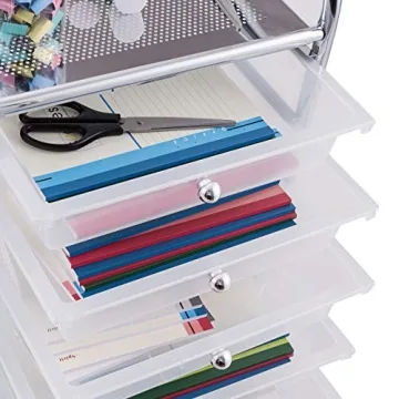 Giantex 10 Drawer Rolling Storage Cart for Crafting and Office