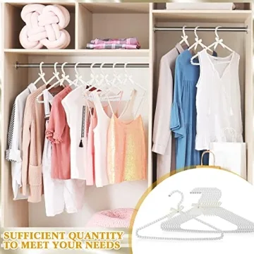 Elegant Pearl Clothes Hangers for Beautiful Closets