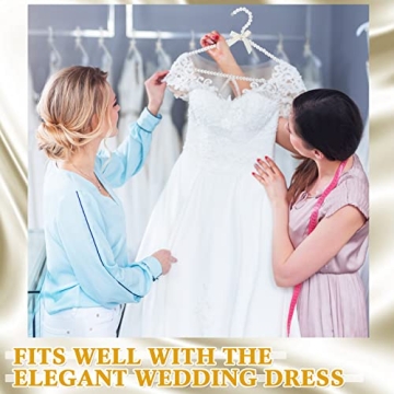 Elegant Pearl Clothes Hangers for Beautiful Closets