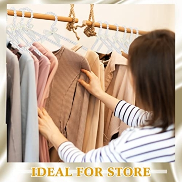Elegant Pearl Clothes Hangers for Beautiful Closets