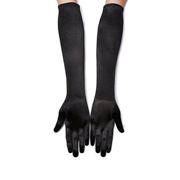 Long Satin Opera Gloves for Women - 1920s Style