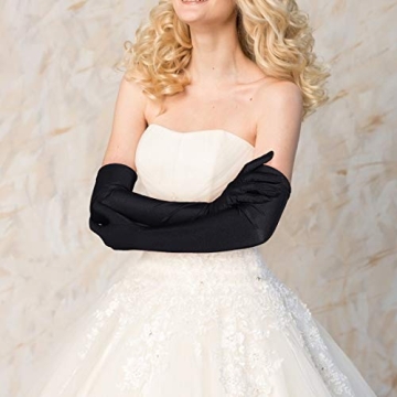 Long Satin Opera Gloves for Women - 1920s Style