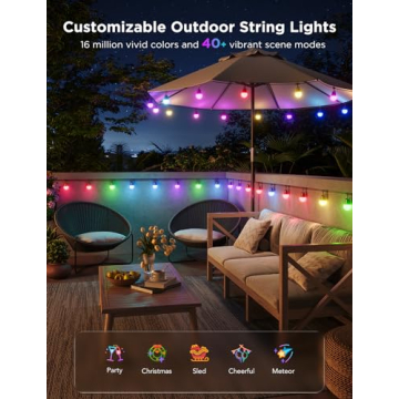 Govee RGBIC Smart Outdoor String Lights 144ft