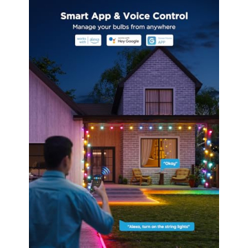 Govee RGBIC Smart Outdoor String Lights 144ft