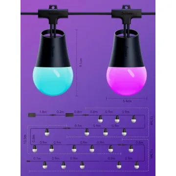 Govee RGBIC Smart Outdoor String Lights 144ft