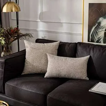 Kevin Textile Linen Throw Pillow Covers for Stylish Decor