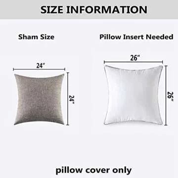 Kevin Textile Linen Throw Pillow Covers for Stylish Decor