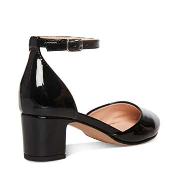 Steve Madden Girls Shoes Pretty Pump, Black Patent, 2