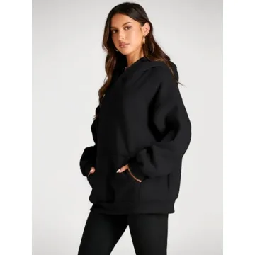 Trendy Queen Oversized Fleece sweatshirt for women