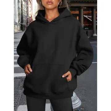 Trendy Queen Oversized Fleece sweatshirt for women