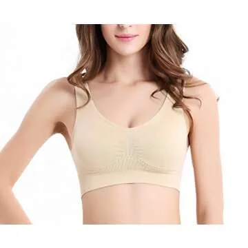 Women's Comfort Workout Sports Bra Pack for Daily Wear