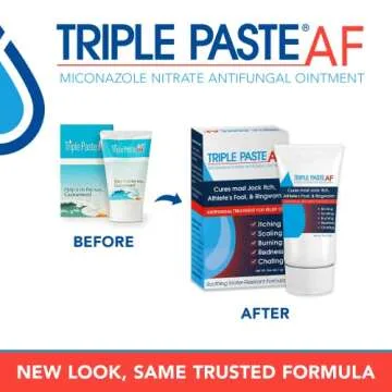 Triple Paste AF Anti Fungal Ointment - Treats Athlete's Foot & Ringworm