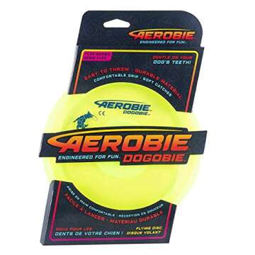 Aerobie Dogobie Disc Outdoor Flying Disc for Dogs - Colors May Vary