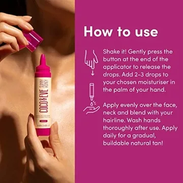 Coco & Eve Sunny Honey Bronzing Face Drops for Tan Glow