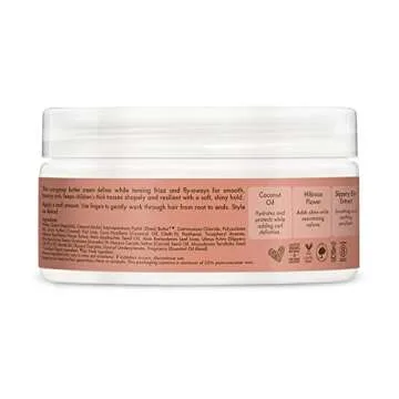 Shea Moisture Kids Coconut & Hibiscus Curling Butter Cream with Shea Butter, Coconut Milk & Oil - An...
