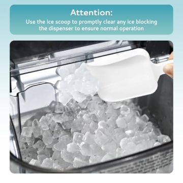 EUHOMY Nugget Ice Maker—35lbs Soft Ice Daily