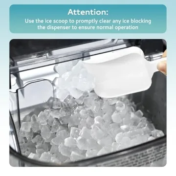 EUHOMY Nugget Ice Maker—35lbs Soft Ice Daily