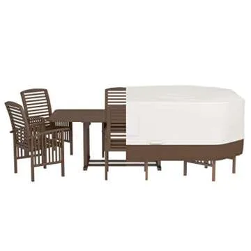 Durable Outdoor Patio Furniture Cover - 110x84 Inches