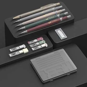 Mr. Pen- Mechanical Pencil Set with Leads and Eraser Refills, 5 Sizes - 0.3, 0.5, 0.7, 0.9 and 2 Millimeters, for Drafting, Drawing and Sketching