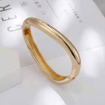 Buy GREICHFAN Gold Chunky Bangle Bracelet - Elegant and Versatile
