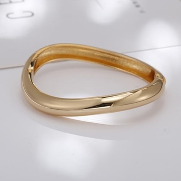 Buy GREICHFAN Gold Chunky Bangle Bracelet - Elegant and Versatile