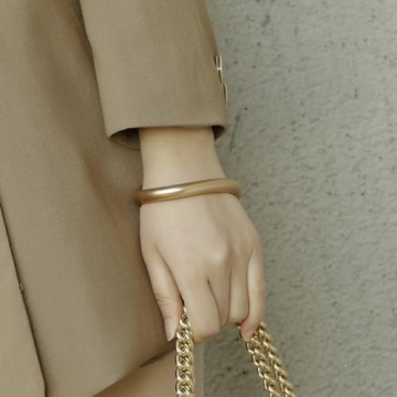 Buy GREICHFAN Gold Chunky Bangle Bracelet - Elegant and Versatile