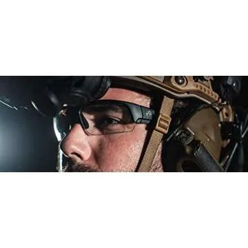 Magpul Glasses Rectangular Sunglasses, Black, One Size