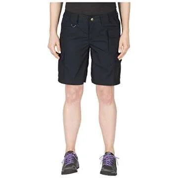 5.11 Tactical Women's Taclite Pro 9-Inch Shorts, Ripstop Fabric, Adjustable Waistband, Style 63071, Dark Navy, 2