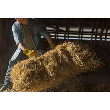 West Chester John Deere Split Cowhide Work Gloves