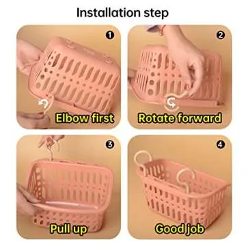 LEFTSTARER Rat Hammock Bed for Hamster Sugar Glider, Warm and Soft Hanging Basket Bedding, Rat Accessories and Toys for Rat, Squirrel, Hedgehog, Lizard, Hamster (Small, 1. Orange Box and Goat Bear)