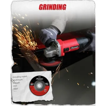 AVID POWER Angle Grinder, 7.5-Amp 4-1/2 inch Electric Grinder Power Tools with Grinding and Cutting Wheels, Flap Disc and Auxiliary Handle for Cutting, Grinding, Polishing and Rust Removal - Red