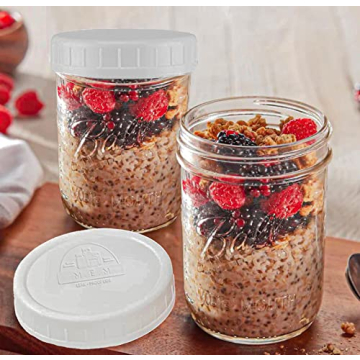 16 oz Wide Mouth Mason Jars - Leak-Proof & Versatile Storage