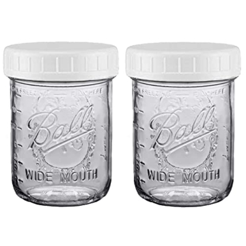 16 oz Wide Mouth Mason Jars - Leak-Proof & Versatile Storage