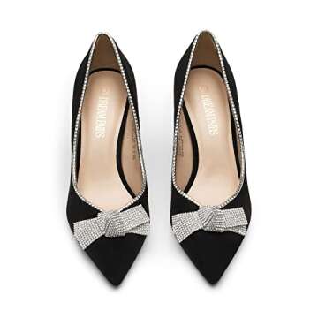 DREAM PAIRS Women's Stylish Pointed Toe Pump Shoes