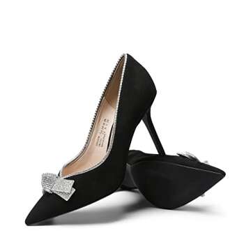 DREAM PAIRS Women's Stylish Pointed Toe Pump Shoes