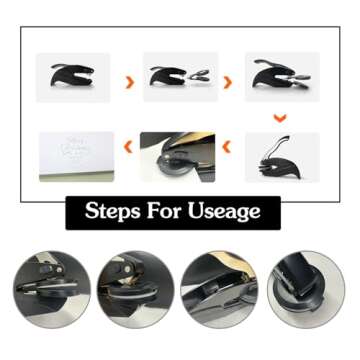 Personalized Wedding Initials Embosser Stamp Custom Monogram