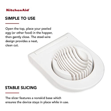 KitchenAid Classic Egg Slicer for Perfectly Sliced Eggs