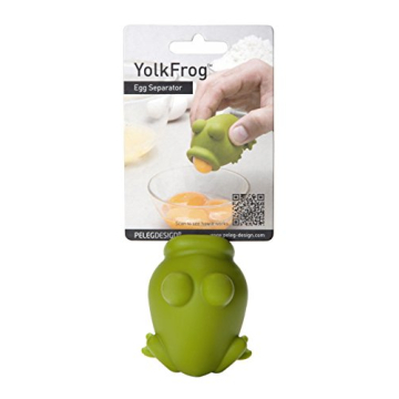 PELEG DESIGN Egg Separator York Frog - Fun Green Kitchen Tool