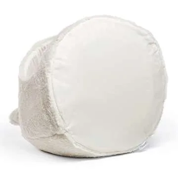 Best Friends by Sheri Meow Hut in Fur Cover Dome Cat and Dog Bed, Ivory, Jumbo