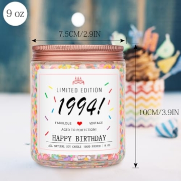 30th Birthday Candles for Her – Limited Edition 1994