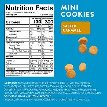 HighKey Keto Salted Caramel Cookies - Sugar Free, Gluten Free