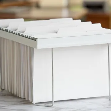 Smead FasTab Hanging File Folder - Durable, White, 20 Pack