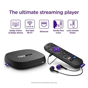 Roku Ultra 2022 4K HDR Streaming Device with Remote