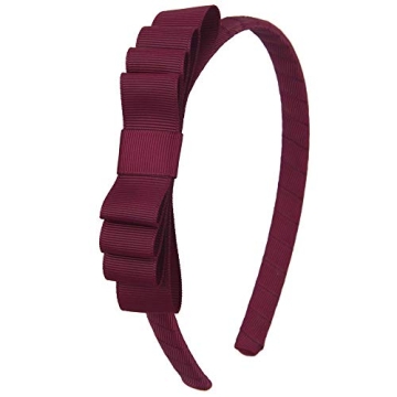 7Rainbows 12 Colors Cute Bows Headbands for Toddlers