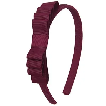 7Rainbows 12 Colors Cute Bows Headbands for Toddlers