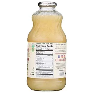 Lakewood Organic Pure Lemon Juice - 100% Organic - 32 oz - Pack of 6