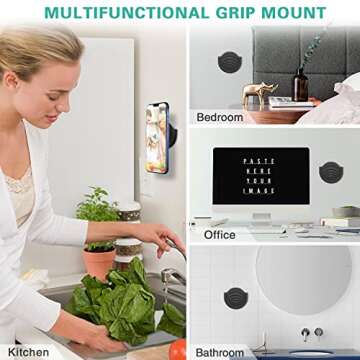 Pop-Tech Car Grips Mount - Universal Phone Holder 2 Pack