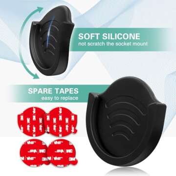 Pop-Tech Car Grips Mount - Universal Phone Holder 2 Pack