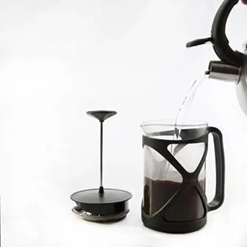 Primula 6CUP Tempo Rich, Non-Bitter Coffee-French Press Design-Easy to Use-Makes 6 Cups-Black