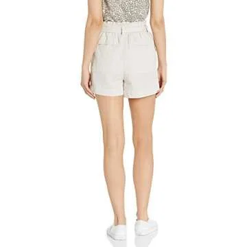 Goodthreads Women's Stylish Paper Bag Waist Shorts